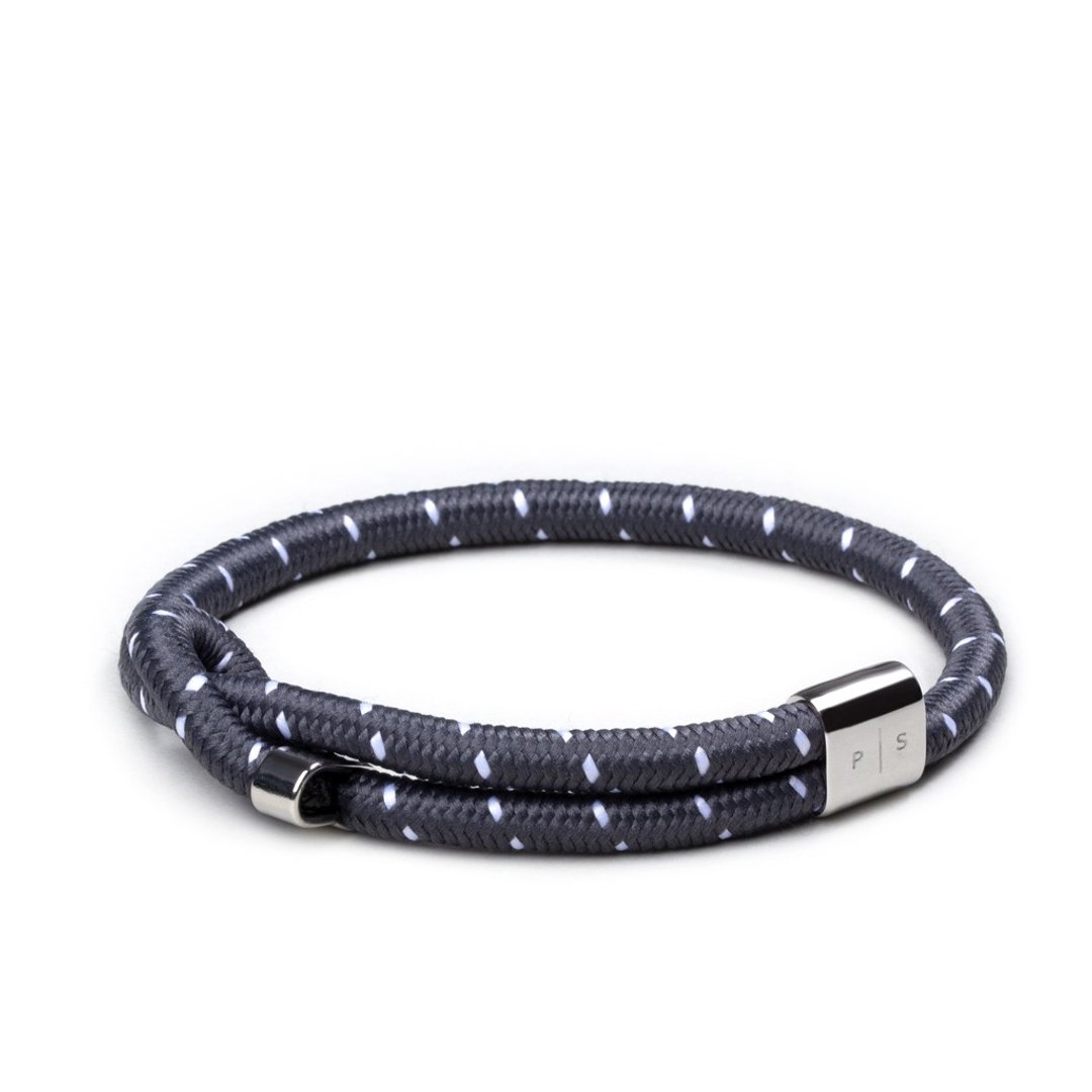 Wve Bracelet — Grey Rope - 手链/手环 - 尼龙 灰色