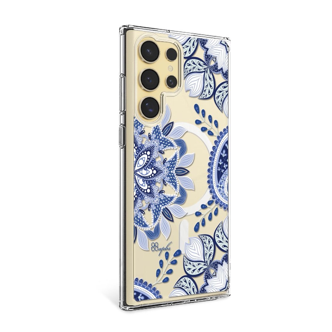 Samsung S26/S25/S24/S23 轻薄军规防摔磁吸手机壳 - 青花瓷 - 手机壳/手机套 - 其他材质 多色
