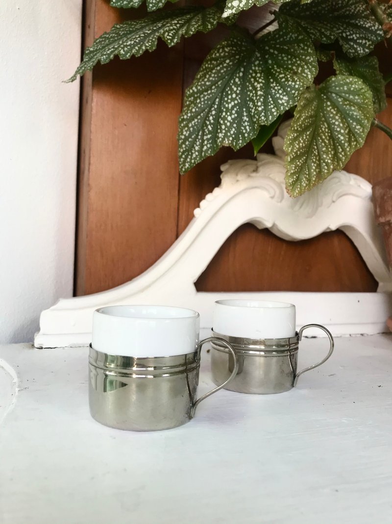 意大利制咖啡杯 - 咖啡杯/马克杯 - 其他金属 银色