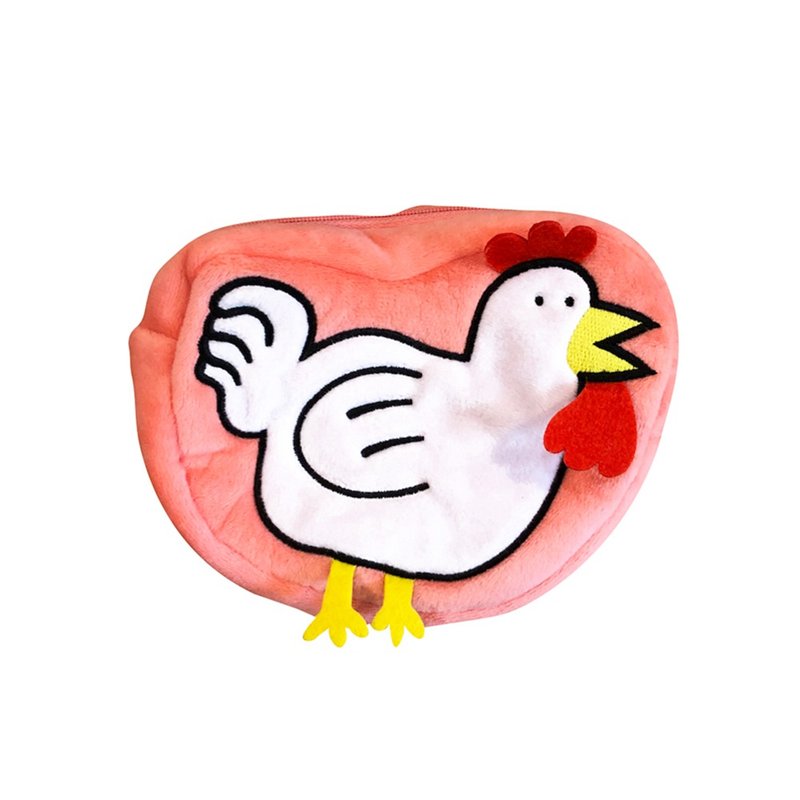 【100 WANI】一百天鳄鱼官方授权周边产品 小鸡三角袋 - 化妆包/杂物包 - 聚酯纤维 多色