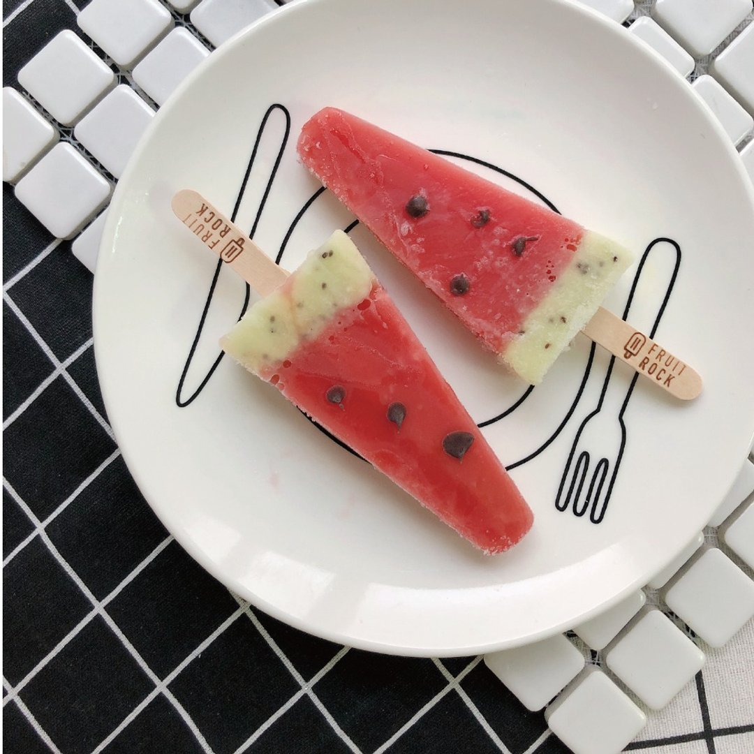 西瓜棒棒复刻版 - 冰淇淋/冰棒 - 新鲜食材 红色