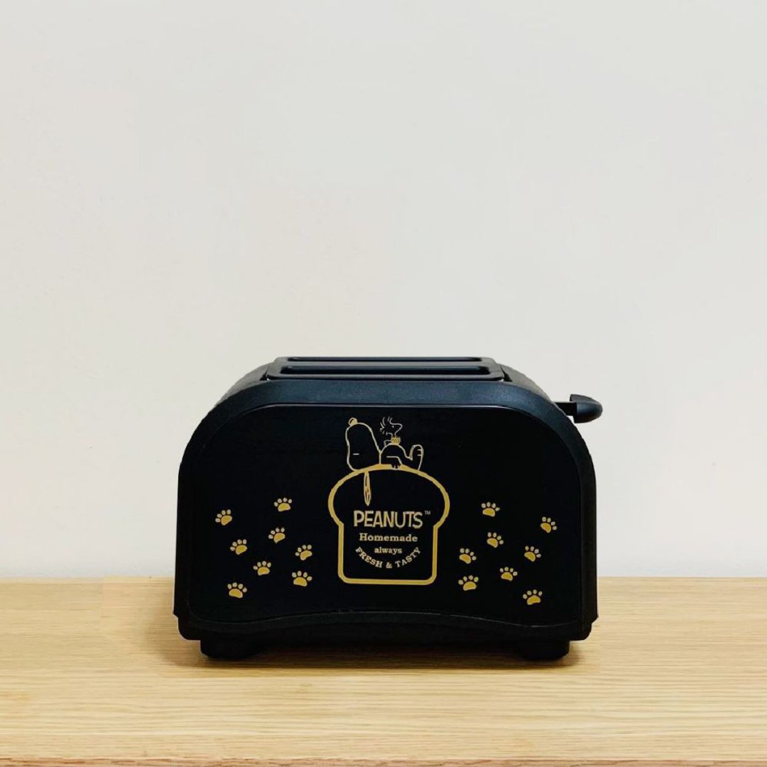 PEANUTS x Homeplus 双片面包SNOOPY多士炉 - (含烘焙图案模) TR3 - 其他 - 塑料 黑色