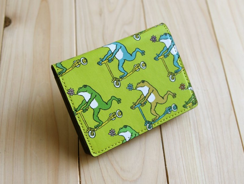 Business card / card case Frogs Green - 化妆包/杂物包 - 其他材质 绿色