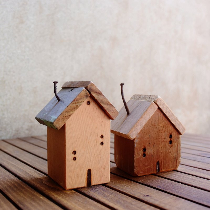 水岸第一排 / 木制 / 房子 / 摆饰 / 装饰 / 园艺布置/多款 - 玩偶/公仔 - 木头 多色