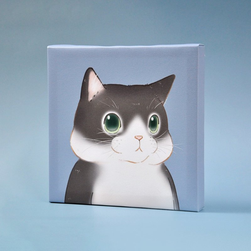 20×20cm 猫咪肖像无框画-奔驰猫 - 海报/装饰画/版画 - 纸 