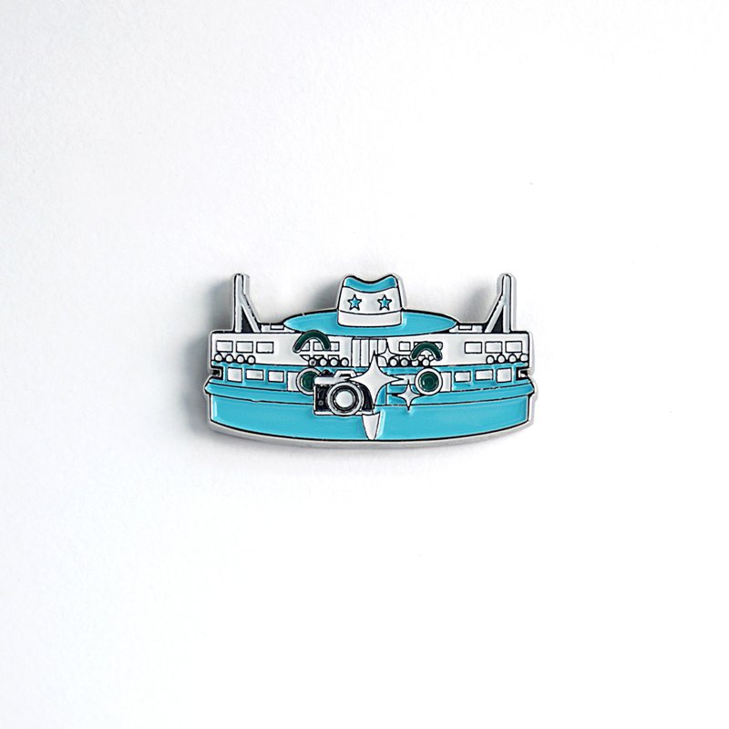 游历星 - 徽章/别针 - 其他金属 多色