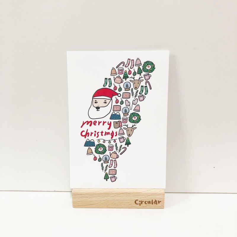 温暖系 台湾-圣诞节/明信片 - 卡片/明信片 - 纸 白色