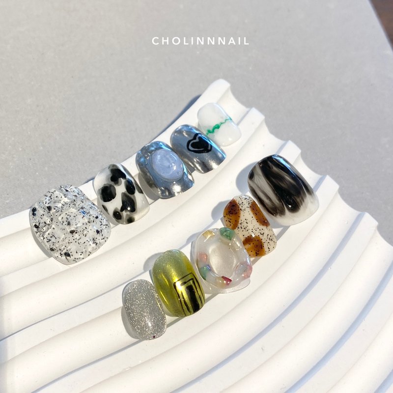 K30沙漠之花- 定制化手作穿戴美甲片 - 其他 - 其他材质 多色