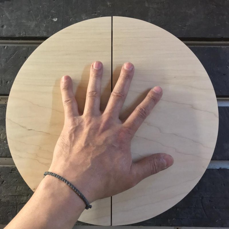 Handle for pantry doors 10 inch, Two crescent-shaped handles - 其他家具 - 木头 