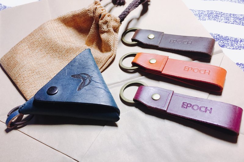 定制 - 日常小旅行皮件组 - 零钱包 - 真皮 多色