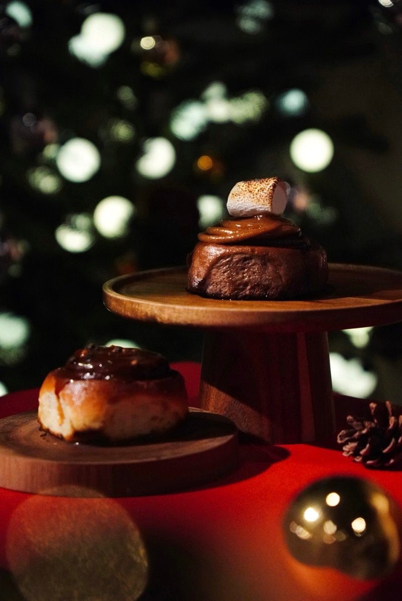 圣诞跨年甜点盒【盒装4入】卷友可可微醺组 - 蛋糕/甜点 - 新鲜食材 咖啡色