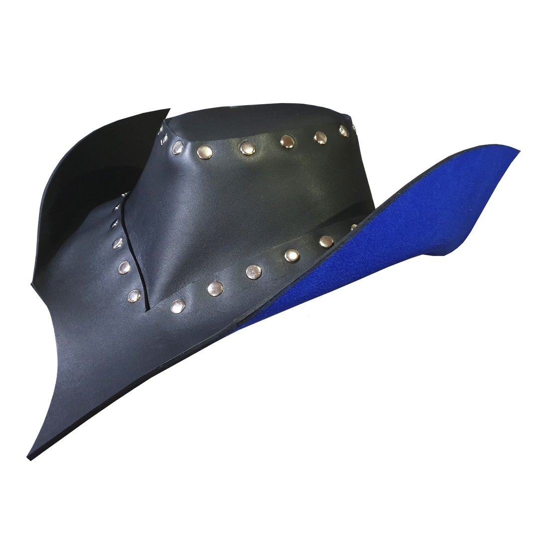 Final Fantasy Red Mage Mystic Leather Hat - 帽子 - 真皮 黑色