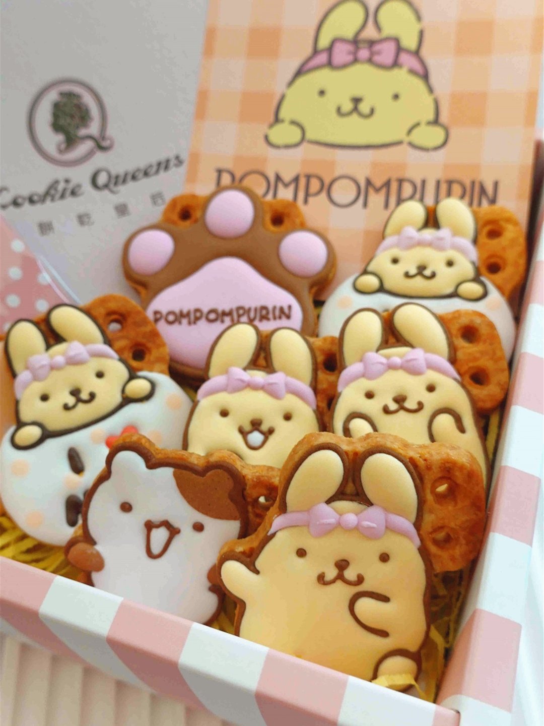 【三丽鸥Sanrio】兔宝宝/布丁狗/兔年/收涎饼干/正版授权/定制 - 手工饼干 - 其他材质 