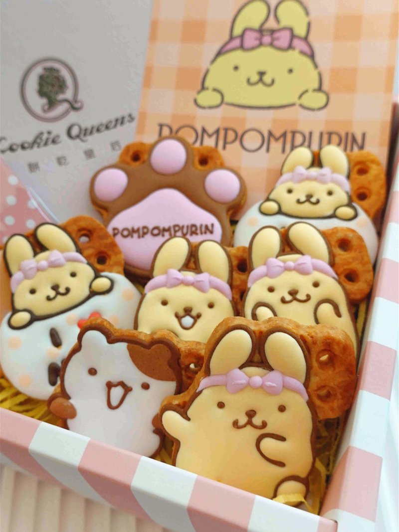 【三丽鸥Sanrio】兔宝宝/布丁狗/兔年/收涎饼干/正版授权/定制 - 手工饼干 - 其他材质 