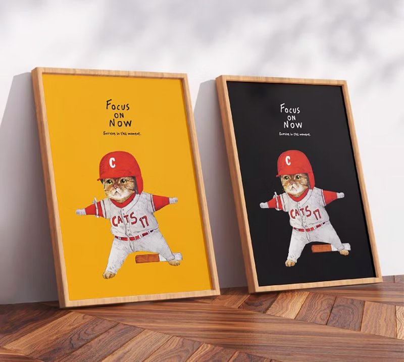 FOCUS ON NOW / 原创海报 / A4 或 A3 尺寸 - 海报/装饰画/版画 - 塑料 白色