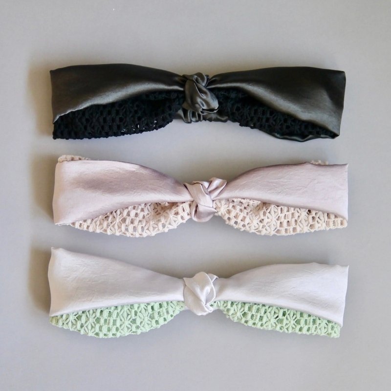 SSW_蕾丝_头带 - 发饰 - 聚酯纤维 粉红色