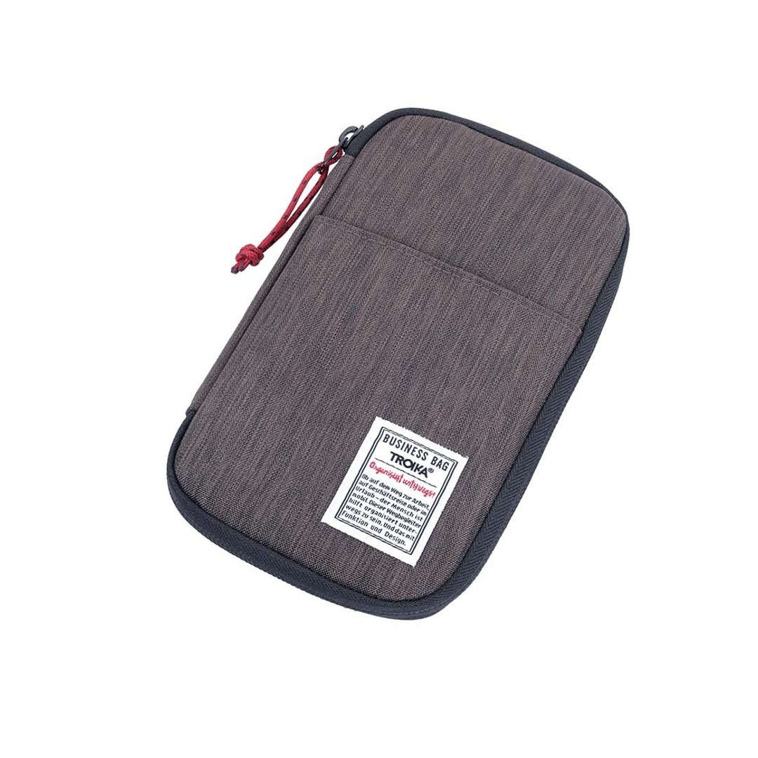 多功能商务旅行收纳包_护照手机卡片充电线一包搞定 - 护照夹/护照套 - 聚酯纤维 灰色