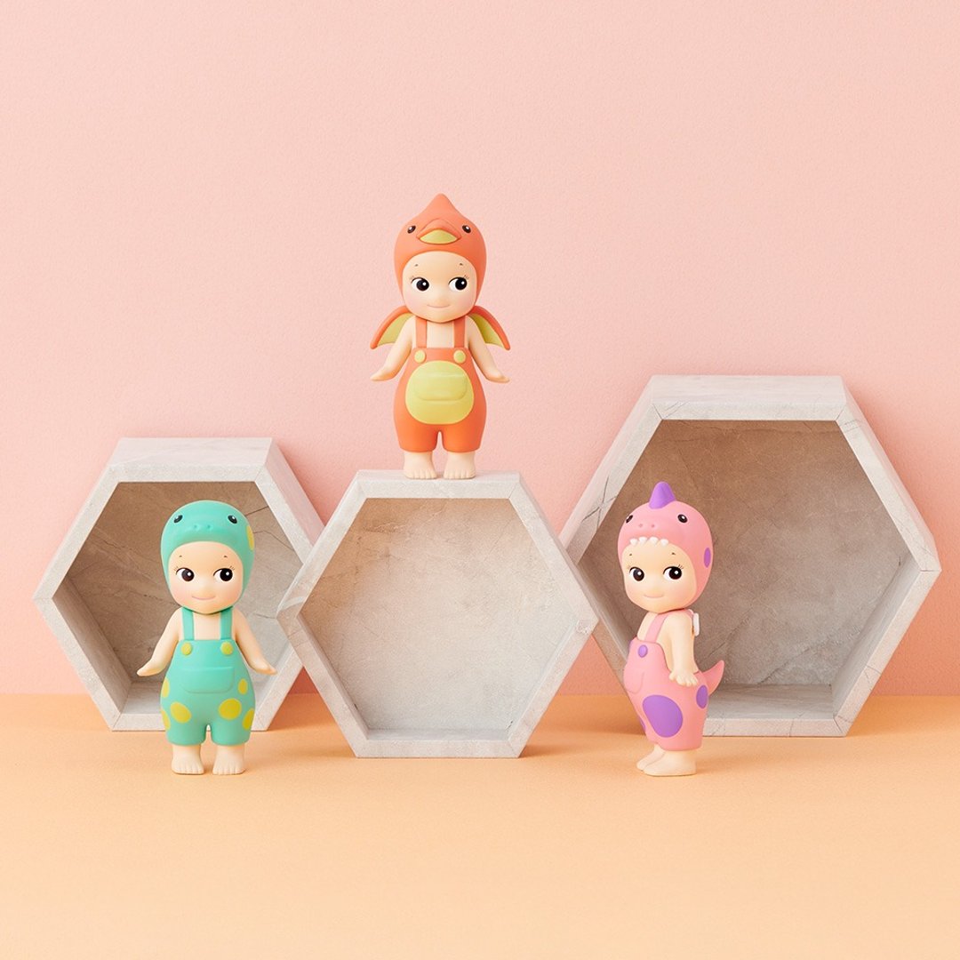 Sonny Angel MiniFigure 淘气恐龙 限定版公仔 (三入随机款) - 玩偶/公仔 - 其他材质 