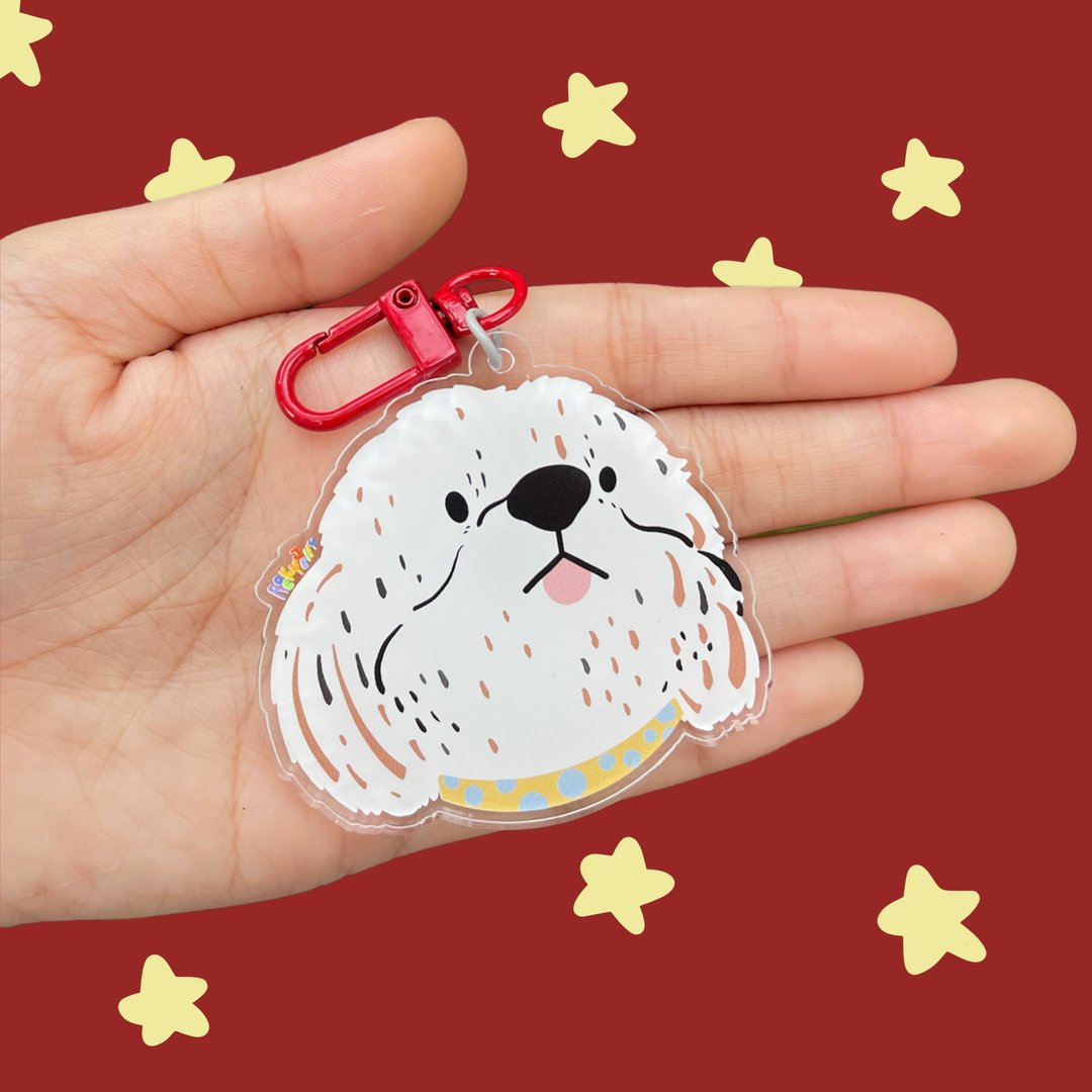 Keychain Shitzu - 吊饰 - 压克力 