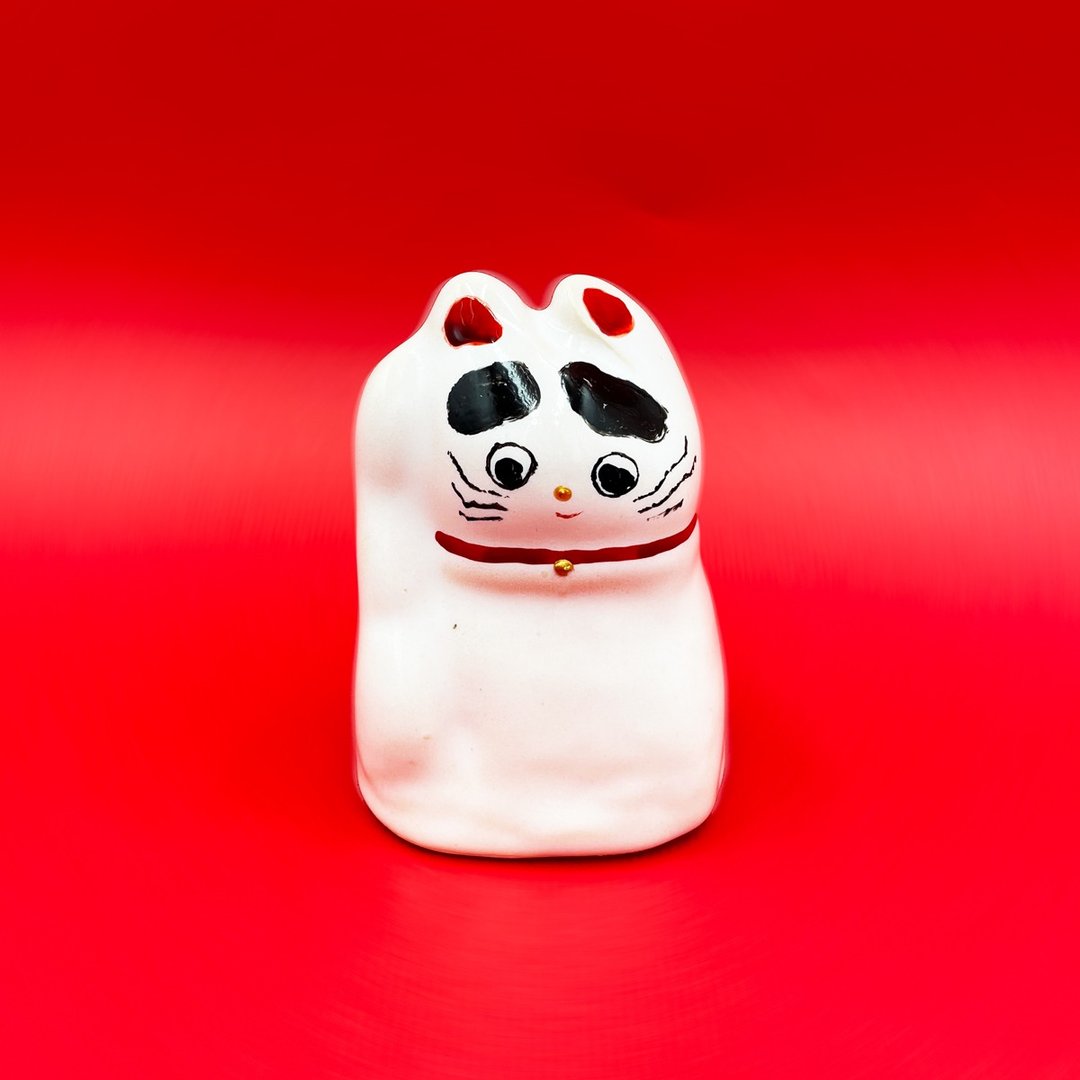 街头开运招财猫_mi-mi-mauh-mauh咪咪猫猫系列_#018 - 摆饰 - 陶 白色
