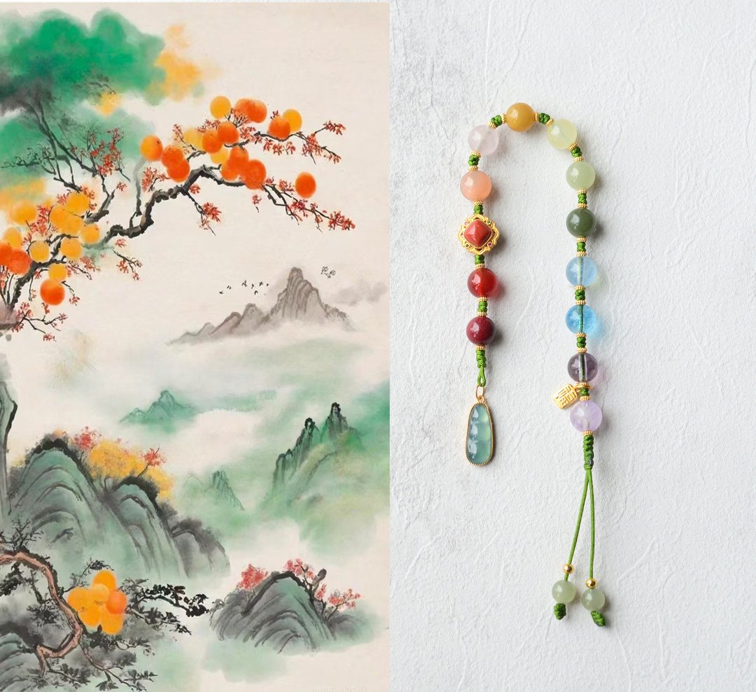 你想要的 它都有 天然石 水晶 玛瑙 朱砂 海蓝宝 和田玉 手链 - 手链/手环 - 水晶 多色