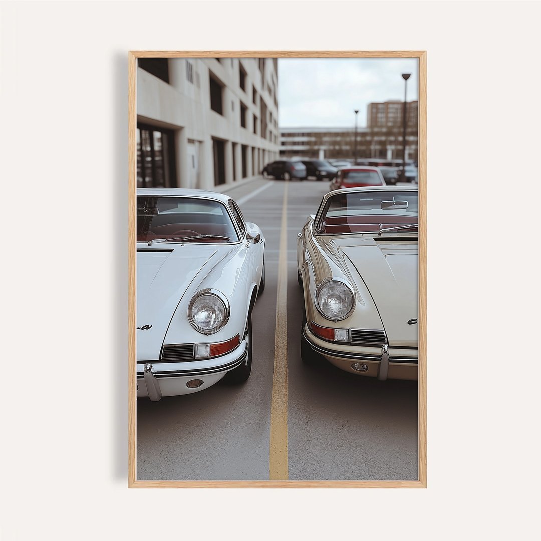 双生优雅 Twin Elegance / 经典跑车摄影时尚挂画 - 海报/装饰画/版画 - 纸 