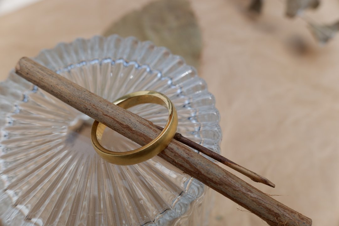 Personalize ring - Curve - 戒指 - 纯银 