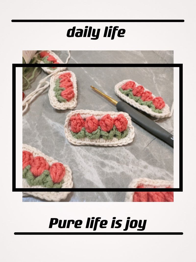 郁金香发夹 - 发饰 - 棉．麻 多色