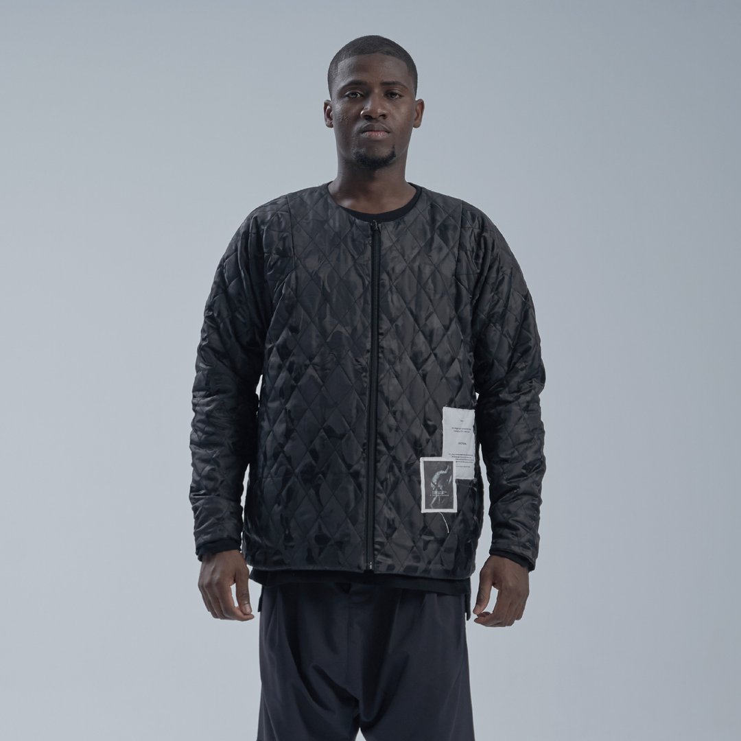 DYCTEAM - SISYPHUS / Collarless Double-sided wear - 男装外套 - 聚酯纤维 黑色