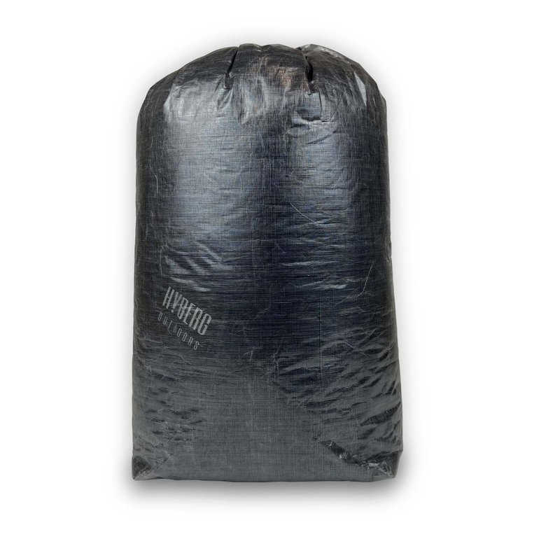 【HYBERG】STUFF BAG 束口防水袋 灰 - 露营用品 - 其他材质 透明