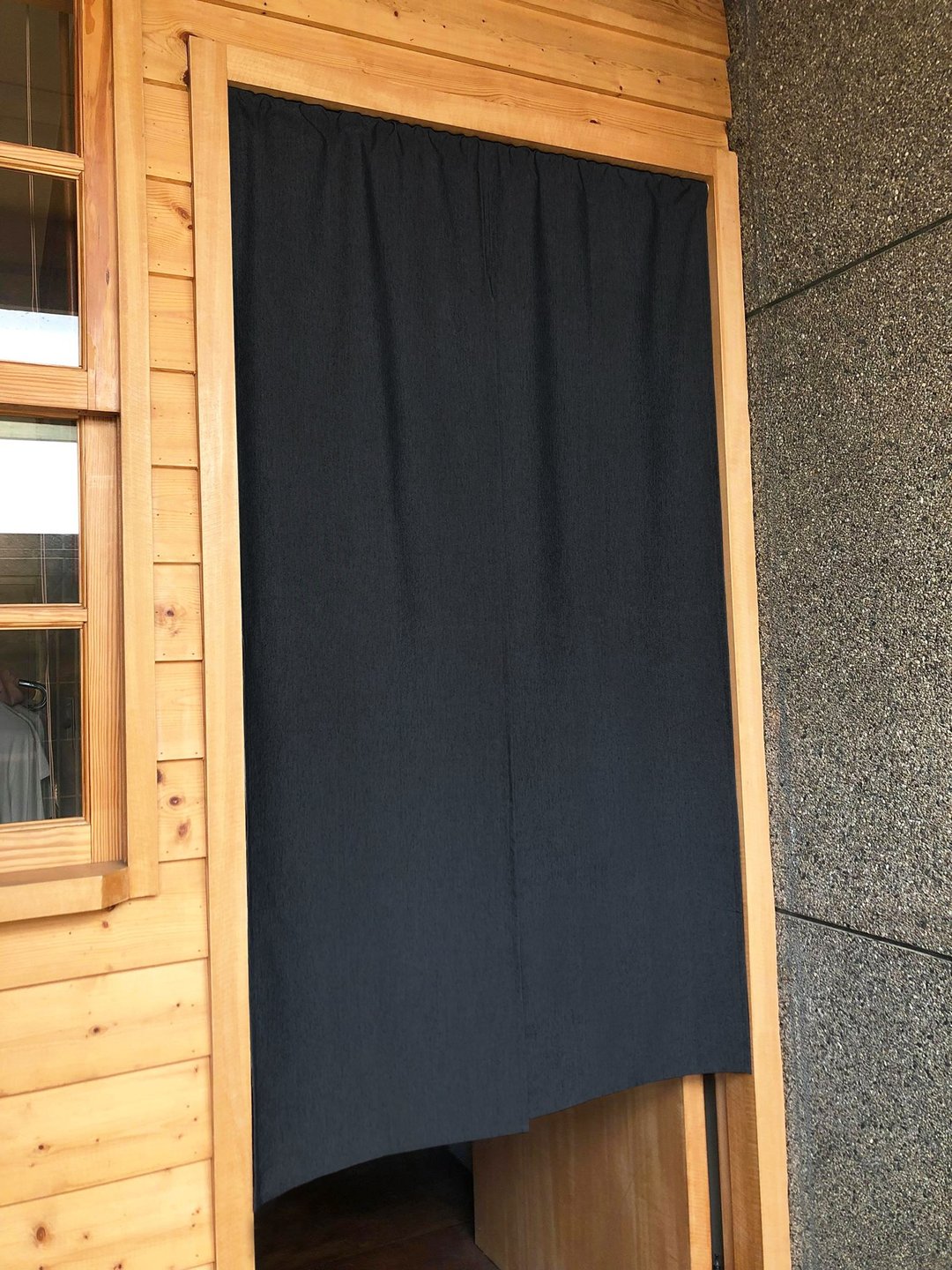 (订制专区) 有机棉黑色日式中门帘 Organic Cotton - 门帘/门牌 - 棉 黑色