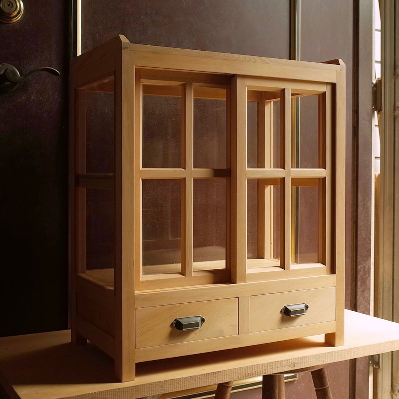 定制-桧木小橱柜 - 书架/书挡 - 木头 