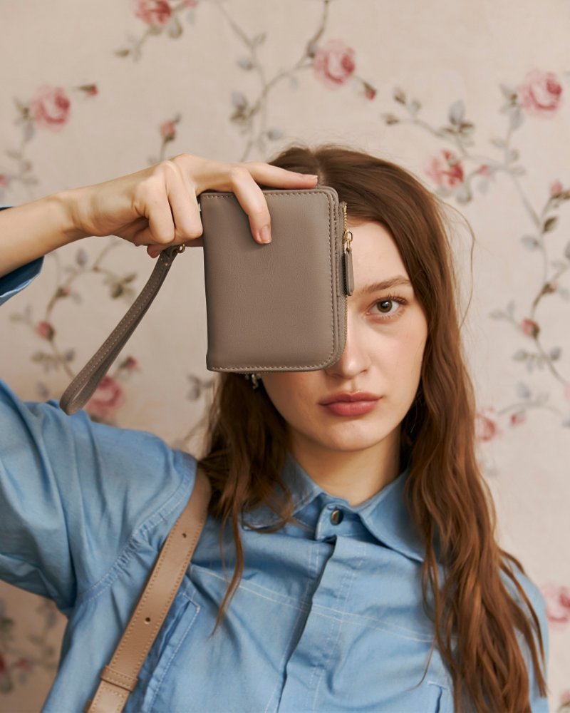 RIN – Folded Compact Wallet - 皮夹/钱包 - 真皮 多色