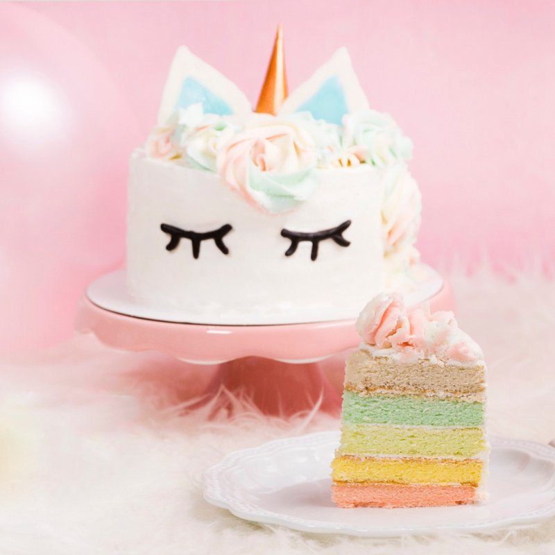 【台北师大店】玩美UNICORN彩虹蛋糕・网美超人气・DIY 平板教学 - 美食 - 新鲜食材 