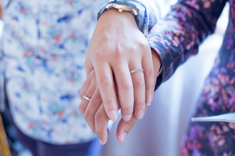 【2人成团】台中草悟 Love the way you are 双人铜戒婚戒基本款 - 金工/饰品 - 铜/黄铜 