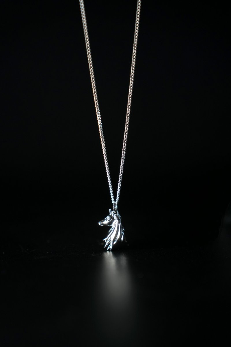 跳海實驗银饰项链中性极简男女设计师款吊坠百搭章鱼八爪鱼 - 项链 - 银 银色