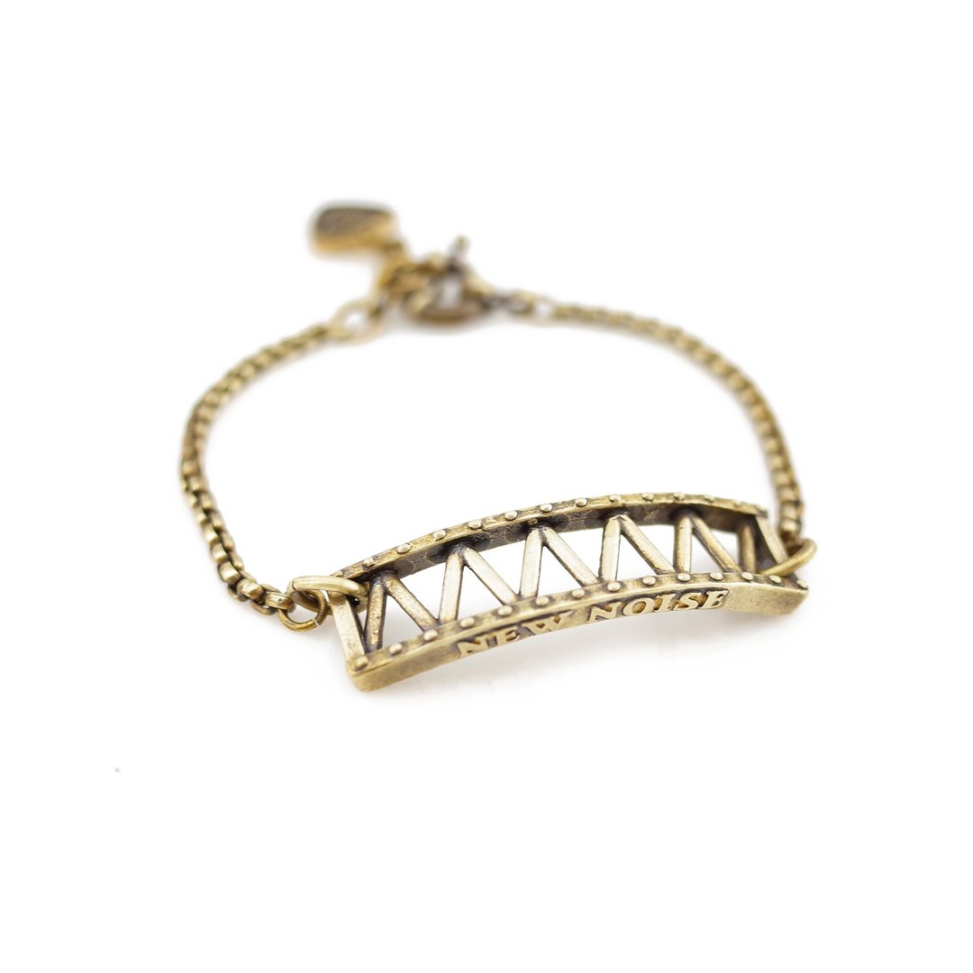 NEW NOISE 音乐饰品实验所-舞台架手链Stage truss bracelet - 手链/手环 - 其他金属 金色