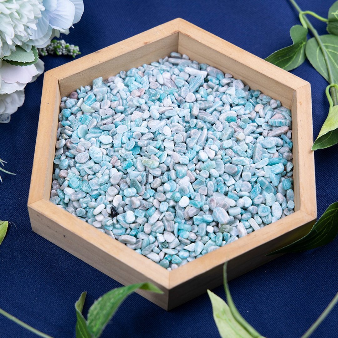 天然天河石碎石石榴石青金石紫水晶黄水晶海蓝宝绿松石橄榄白水晶 - 其他 - 其他材质 