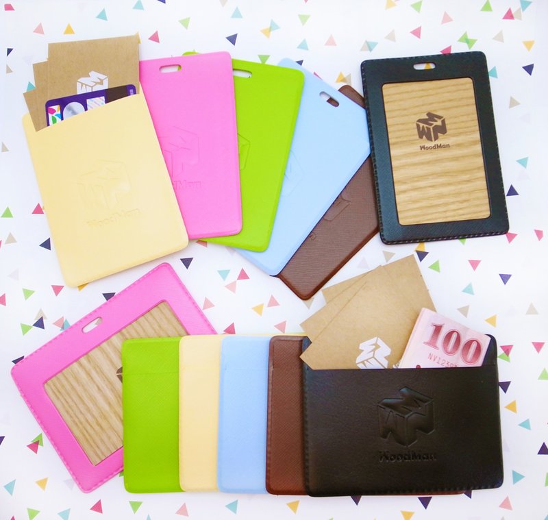 单纯卡套(直式/横式各六色) - 证件套/卡套 - 塑料 