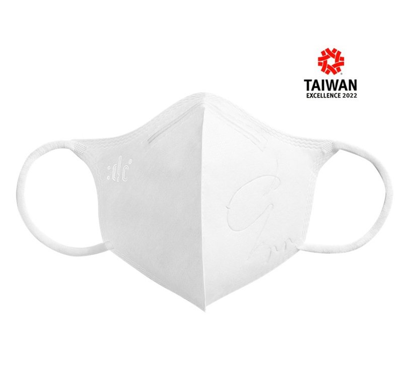 :dc 克微粒-立体奈米薄膜口罩成人 白口罩+白耳带 (6片/盒) - 数码小物 - 其他材质 银色
