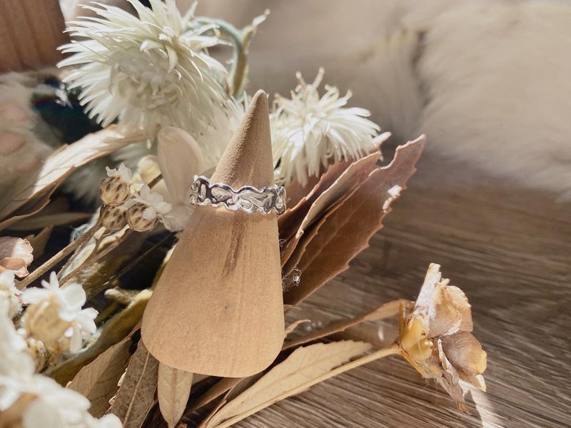 Cluster of flowers Ring 花丛 - 戒指 - 纯银 银色