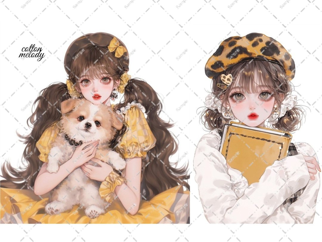原创贴纸 no.8661 人物贴纸 原创贴纸 人物贴纸 女孩贴纸 原创人物贴纸 - 贴纸 - 纸 