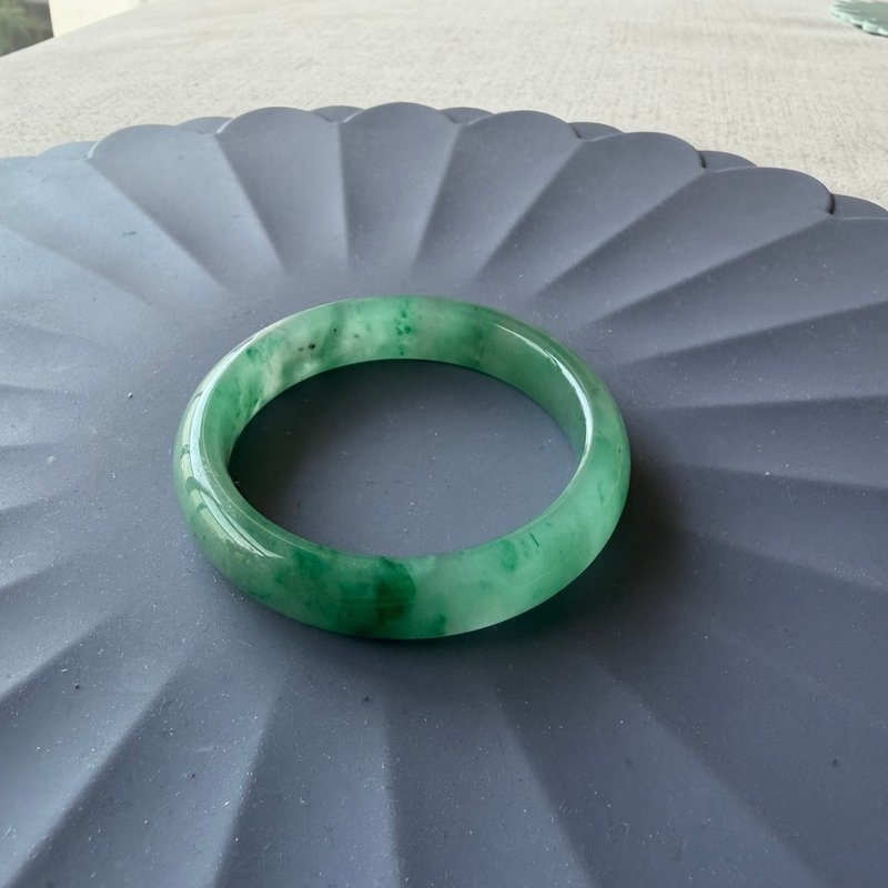 非洲翠手镯 #17.2 2560 - 手链/手环 - 玉石 绿色