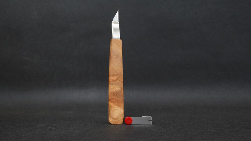 搭配NT Cutter 台湾桧木 木制美工刀 - 剪刀/拆信刀 - 木头 咖啡色