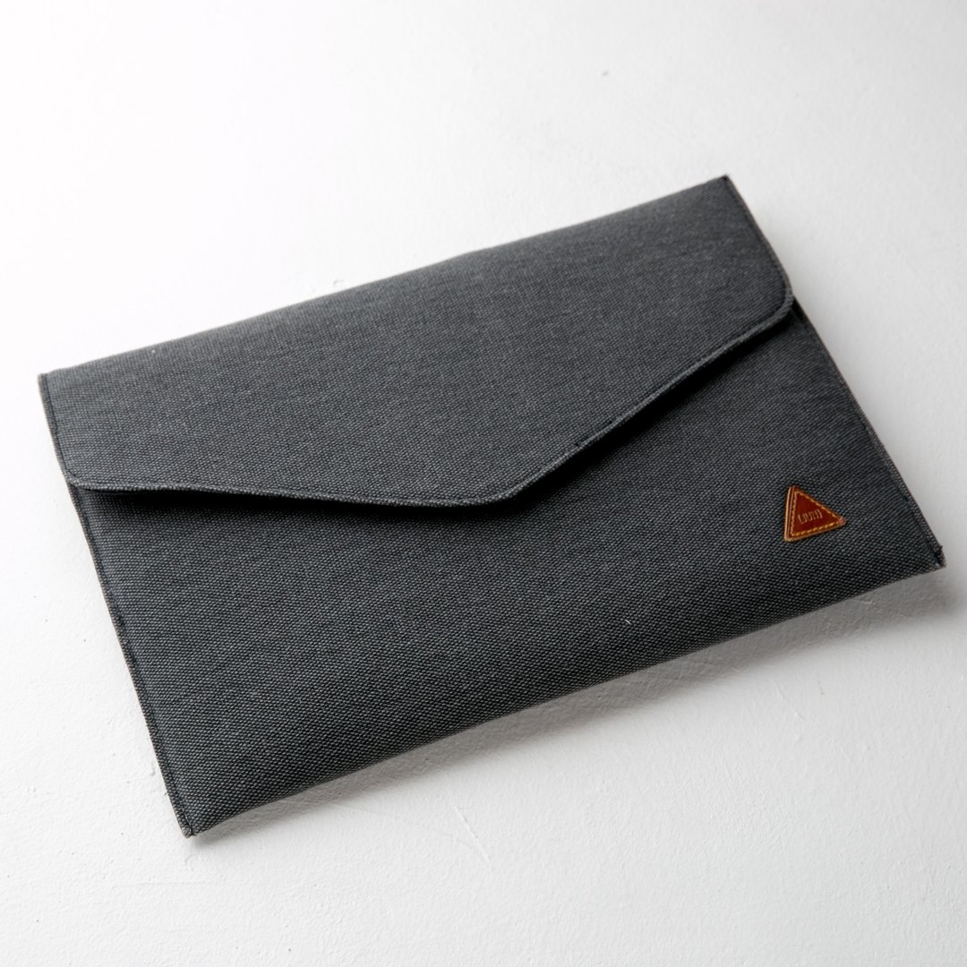 Rustic Envelope Sleeve Soft Case Black color - 电脑包 - 棉 黑色
