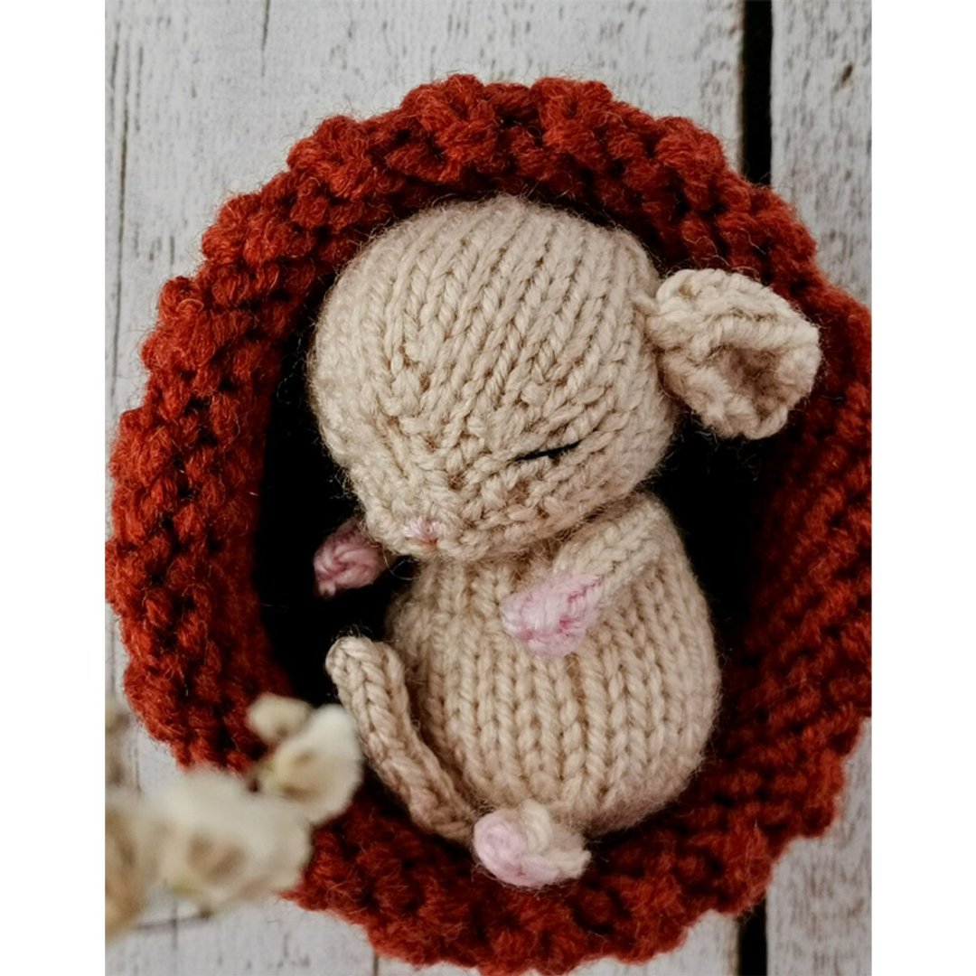 Baby mouse knitting pattern. English and Russian PDF. - 手工艺教程/工具书 - 其他材质 