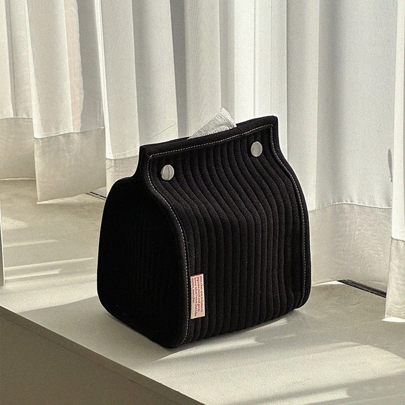 卷筒卫生纸套 _ 黑色 - 纸巾盒 - 棉．麻 黑色