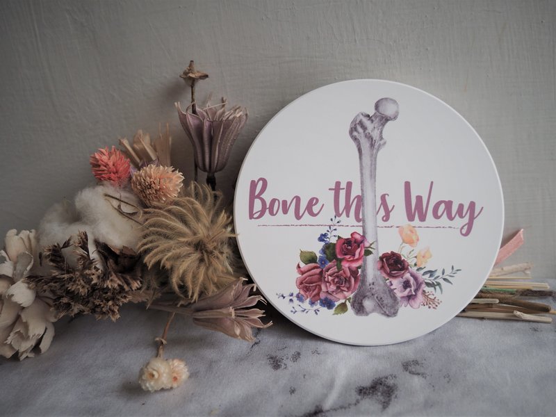 骨子里的我_陶瓷吸水杯垫_可定制化婚礼小物_典华优惠卷 - 杯垫 - 陶 白色