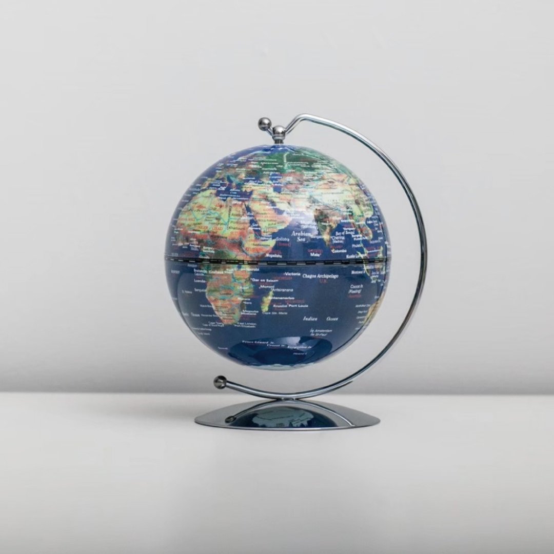 SkyGlobe 3.75寸卫星线弧地球仪(英文版) - 其他 - 其他金属 蓝色
