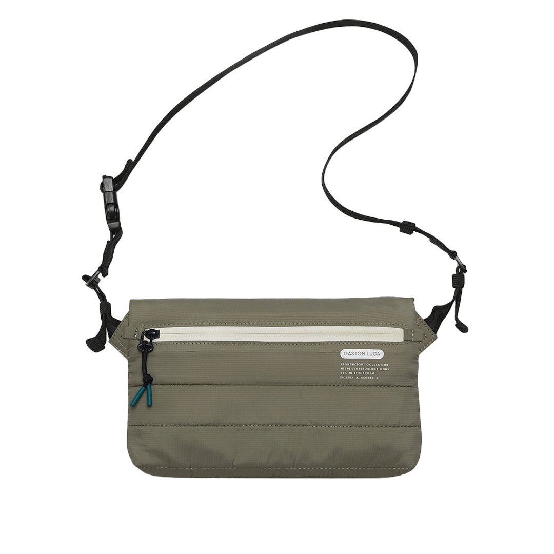 Gaston Luga Lightweight Bumbag腰/肩两用侧背包-鼠尾草绿 - 后背包/双肩包 - 其他材质 卡其色